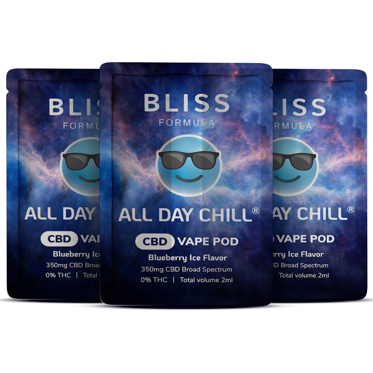 3 X 2ML ALL DAY CHILL® VAPE PODS (1050MG TOTAL CBD)