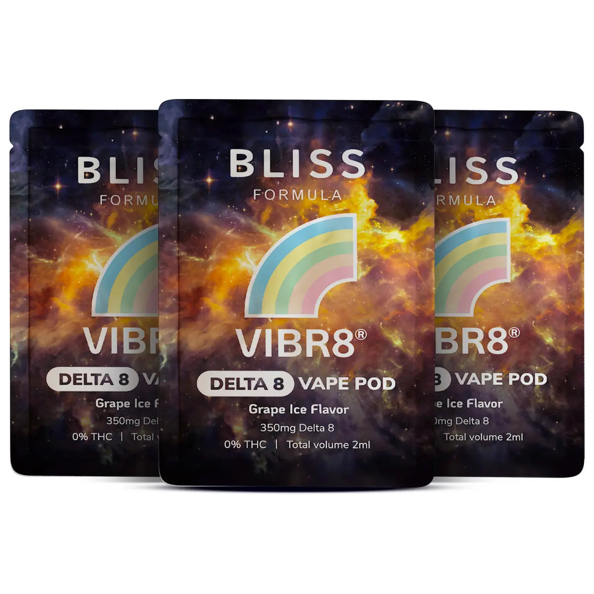 3 X 2ML VIBR8® VAPE PODS (1050MG TOTAL DELTA 8)